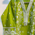 Exclusive Women’s Relaxed Fit Embroidered 2-Piece Outfit | Cotton Kameez