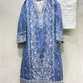 Exclusive Women’s Relaxed Fit Embroidered 2-Piece Outfit | Cotton Kameez