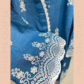Women’s Relaxed Fit Embroidered 2-Piece Suit | Cotton Kameez